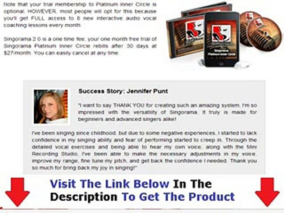 Don't Buy Singorama Singorama Review Bonus + Discount