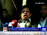 MQM Saif-Uddin Khalid meet people protest against Police misbehavior in Orangi Town