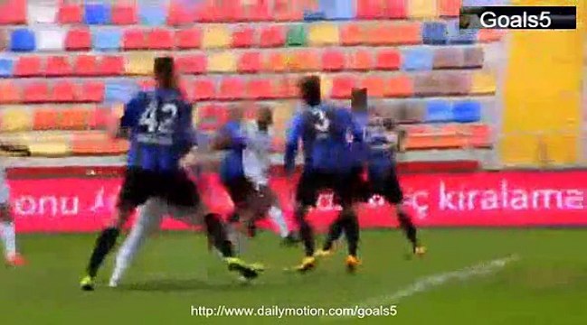 E Scarione Penalty Goal Kayseri Erciyesspor vs Kasimpasa 1 - 1 SK Super Lig 4-1-2015