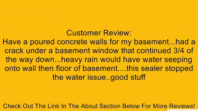 Simpson Strong Tie CPFH09 Crack-Pac FLEX-H2O Polyurethane Crack Sealer Review