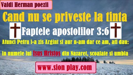 Cand nu se priveste la tinta poezie Valdi Herman