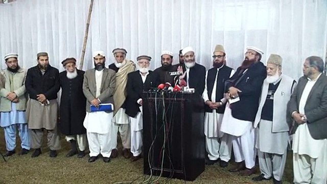امیر جماعت اسلامی سراج الحق کی مدارس کے ایشو پر میڈیا سے گفتگو