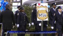 New York: veillée mortuaire en l'honneur d'un policier assassiné