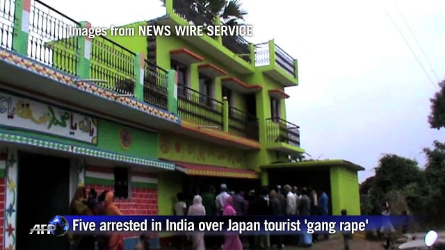 Five arrested in India over Japanese tourist gang rape
