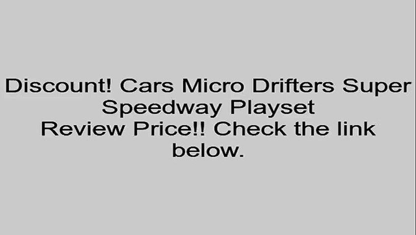 cars micro drifters super speedway playset