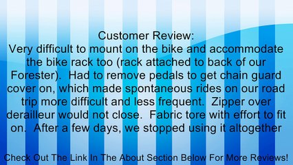 M-Wave Bicycle Chain Guard Cover (Black) Review