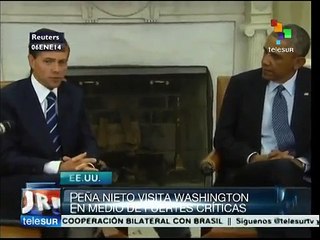 EEUU: recibe Obama a Peña Nieto en medio de crisis por Ayotzinapa