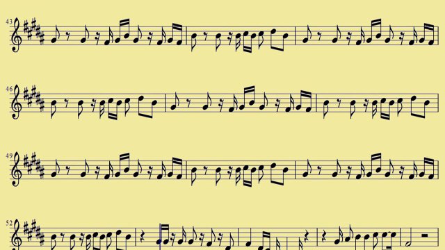 [ Alto ] Sax Wake Me Up - Avicii