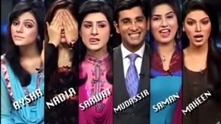 Pakistani Anchors behind the camera funny moments -- Must Watch