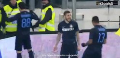 Mauro Icardi amazing Goal Juventus 1 - 1 Inter Milan Serie A 6-1-2015