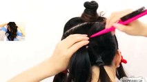 Elegant Prom Half Updo Hairstyle Curly Hair Tutorial Bebexo