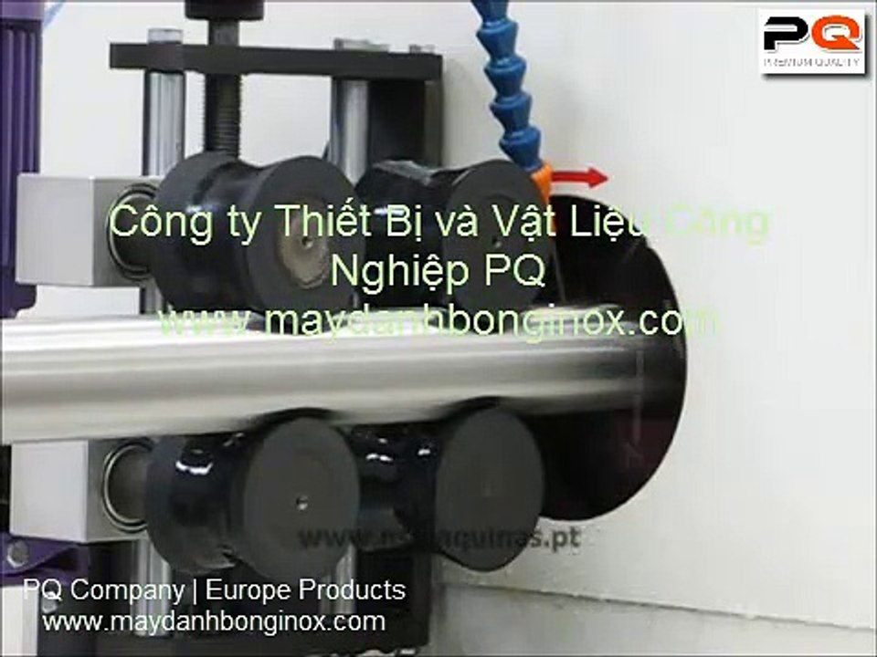 Máy đánh bóng ống, có hệ thống nước làm mát tiết nguội www.maydanhbonginox.com