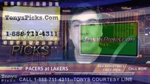 LA Lakers vs. Indiana Pacers Free Pick Prediction NBA Pro Basketball Odds Preview 1-4-2015