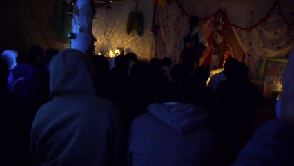 Calais: l'église des migrants un dimanche de culte