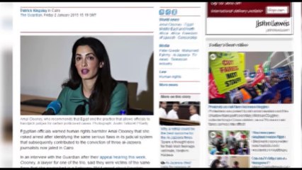 Amal Alamuddin : menacée d’arrestation en Egypte !