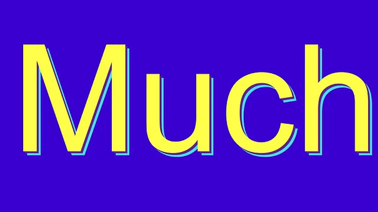 How to Pronounce Much