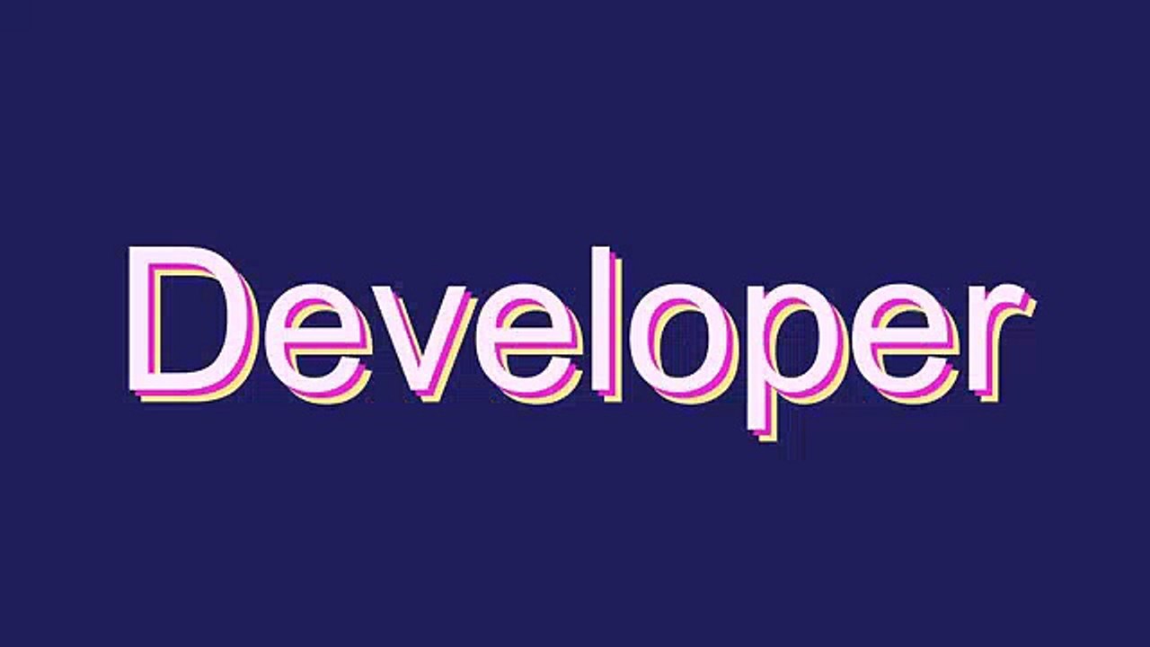 How to Pronounce Developer