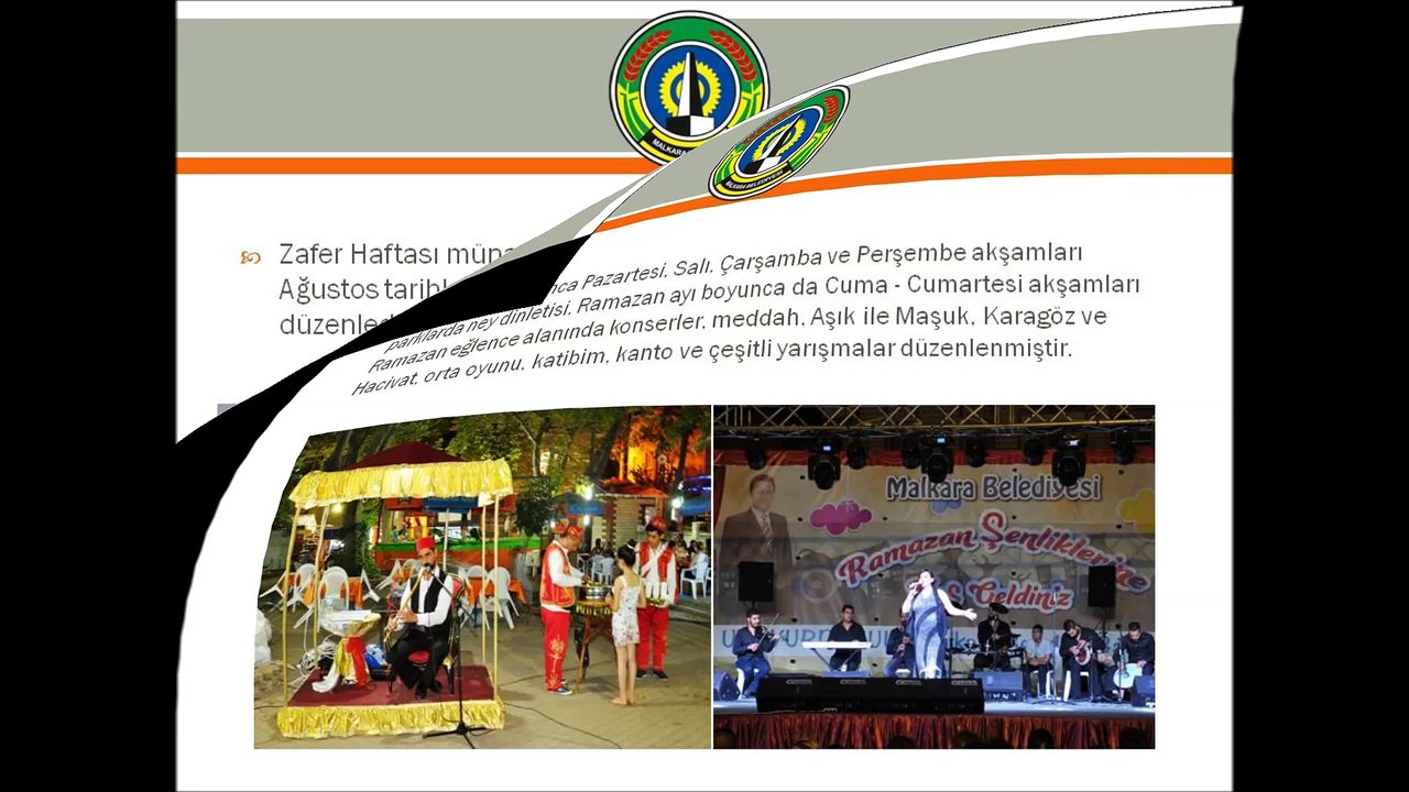 MALKARA BELEDİYE BAŞKANLIĞI 2014 YILI FAALİYETLERİ  VE 2015 YATIRIM PLANLARI