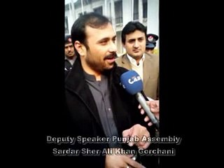 Sardar Sher Ali Gorchani in Assembly