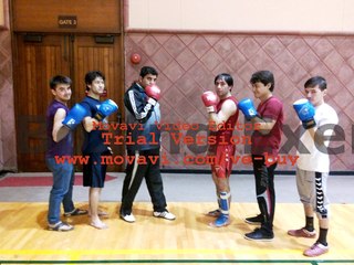 Kick boxing training