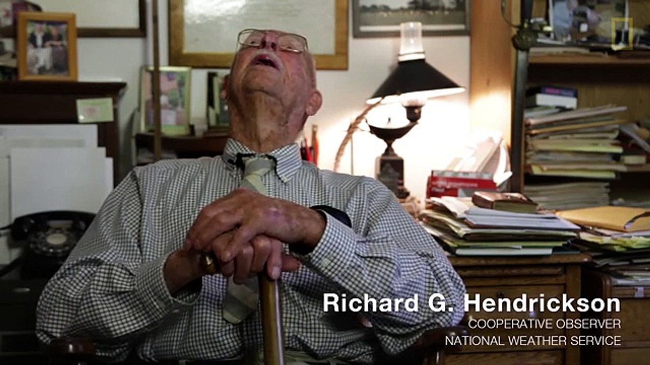 101-Year-Old Weather Observer Still at Work