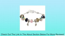 Heirloom Finds Best Friends European Charm Bead Bracelet With Adorable Enameled Fairy Godmother And Crystal Beads Review