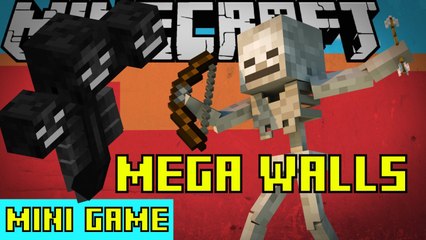 New Map: MEGA WALLS Minecraft Mini Game Play 16 SKELETON CLASS