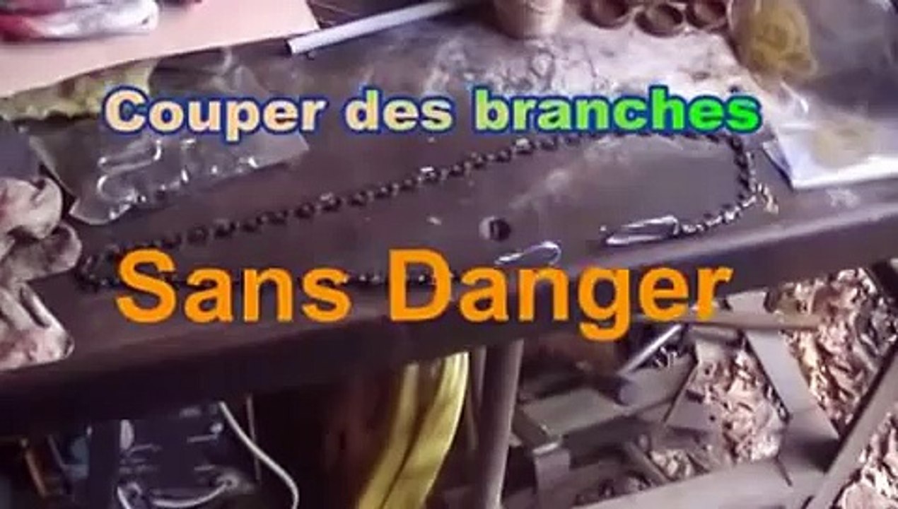 Couper des branches sans aucun danger