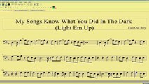 [ Trombone ] My Songs Know What You Did In The Dark  - Fall Out Boy  - www.downloadsheetmusic.com.brtmusic.com.br
