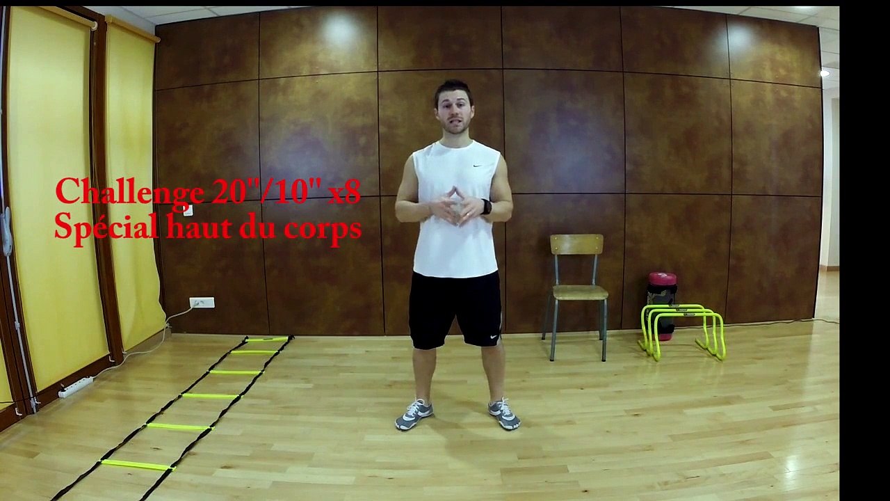 Challenge Tabata 20''/10'' - Haut du corps