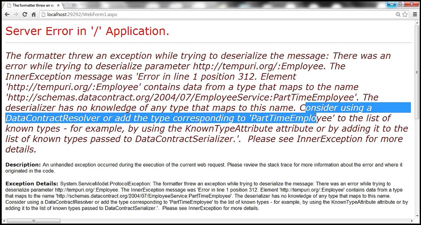 Part 8   Different ways of associating known types in wcf