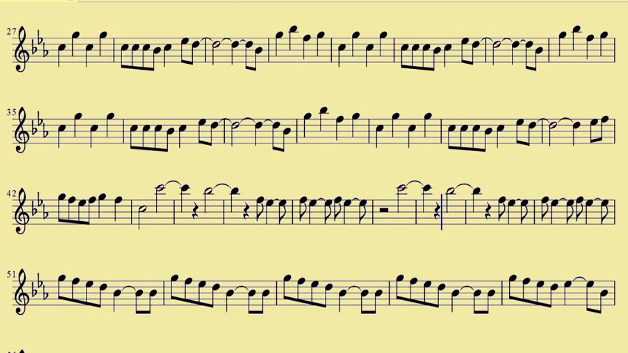 [ Bari Sax ] I Knew You Were Trouble - Taylor Swift