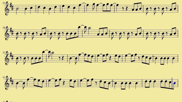 [ Alto Sax ] My Songs Know What You Did In The Dark - Fall Out Boy - downloadsheetmusic.com.br