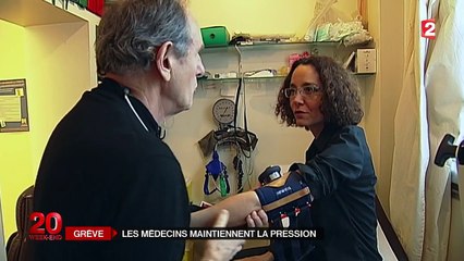 Les médecins continuent leur mouvement de contestation