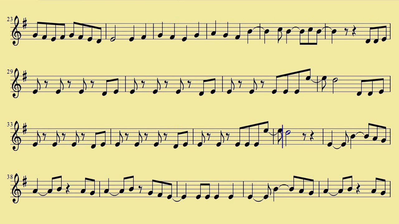[ Tenor Sax ] My Songs Know What You Did In The Dark  - Fall Out Boy  - www.downloadsheetmusic.com.br