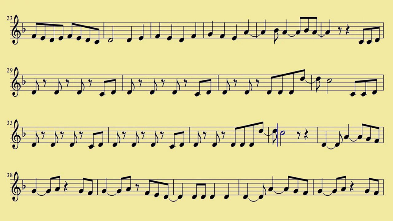 [ Violin ] My Songs Know What You Did In The Dark  - Fall Out Boy  - www.downloadsheetmusic.com.br