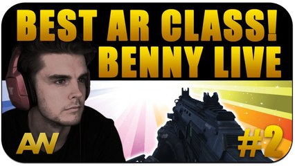 CoD AW: "Best AR Class Setup" DNA BOMB Benny Live #2 (Call of Duty Advanced Warfare Multiplayer)