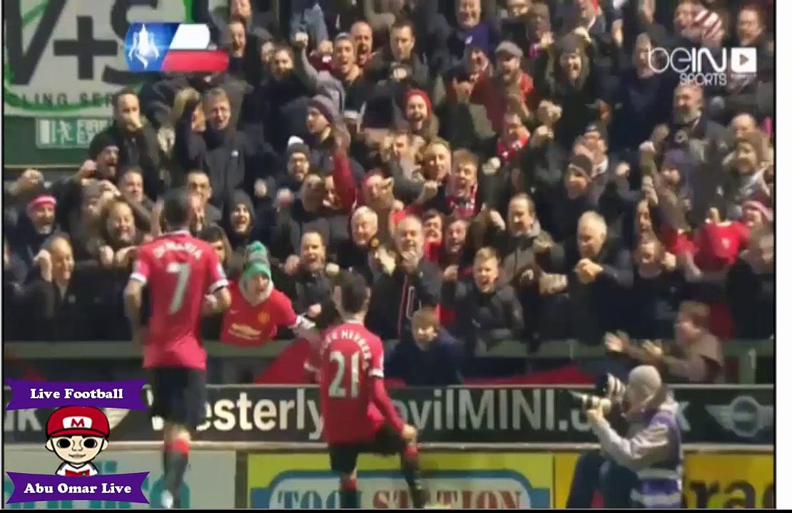 مشاهده اهداف مانشستر يونايتد مع يوفيل تاون في بطوله كاس الاتحاد الانجليزي لكره القدم  0/2  04/01/2015