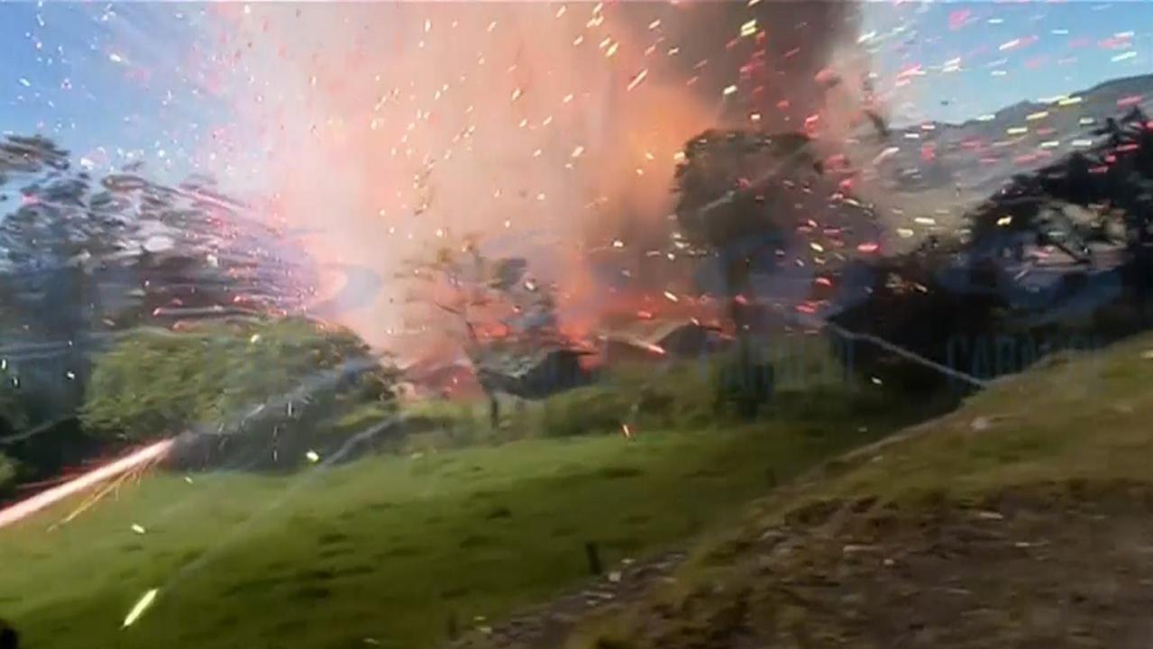 This Is What Happens When A Fireworks Factory Explodes