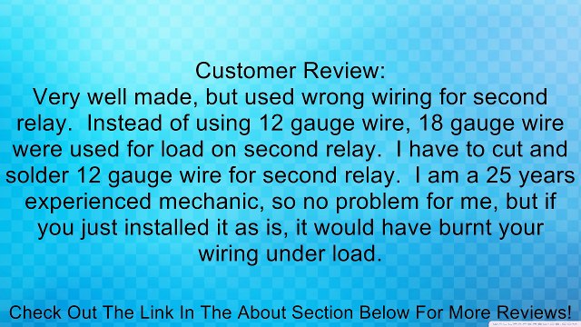Wiring Harness For Converts 3 Wire Tilt Trim Motor To 2 Wire 50 Amp Fuse 2 Relays Review