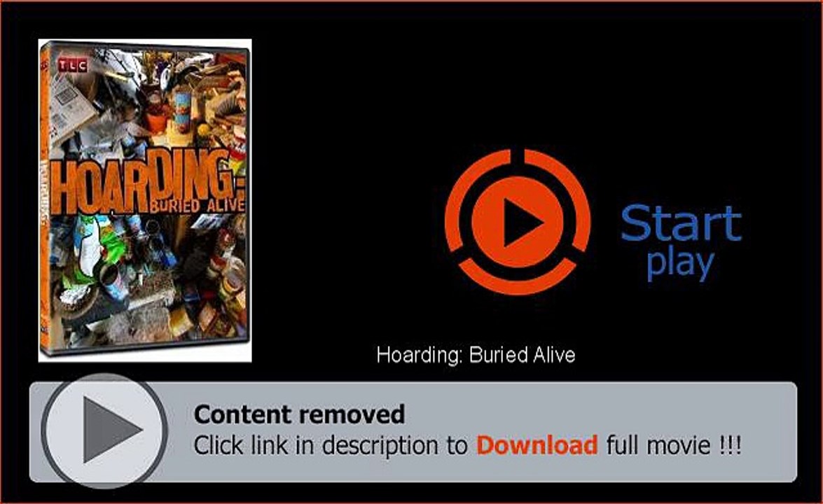 Hoarding: Buried Alive Movie Stream Or Download
