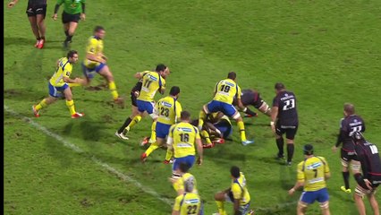 TOP14 - Clermont-Toulouse: Essai Wesley Fofana (CLE) - J15 - Saison 2014/2015