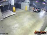 Stupid driver vs. locked gate