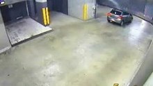 Stupid driver vs. locked gate