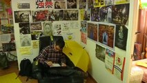 Protest-themed guesthouse in Hong Kong