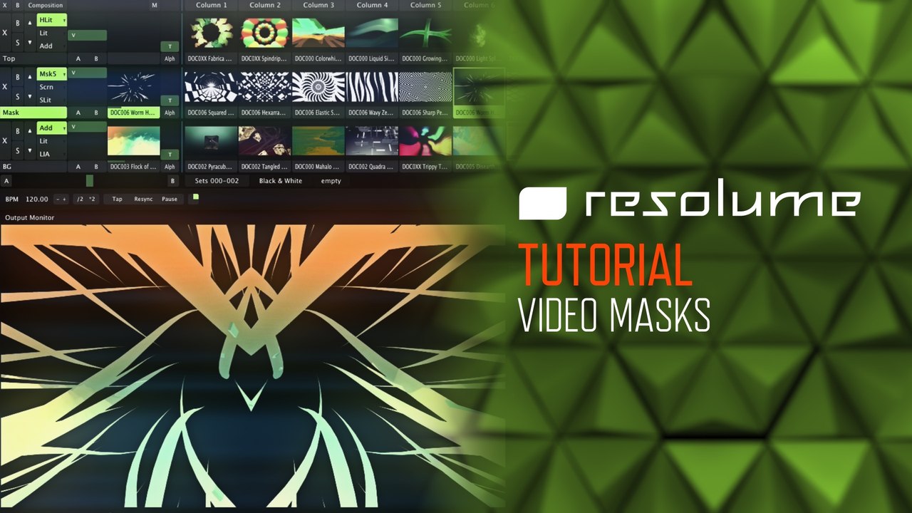 Resolume Arena & Avenue (Tutorial): Video Masks