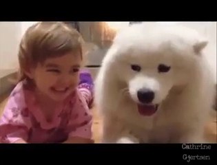 Kids and dogs cutest moments