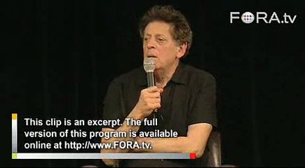 Philip Glass on Working with Leonard Cohen