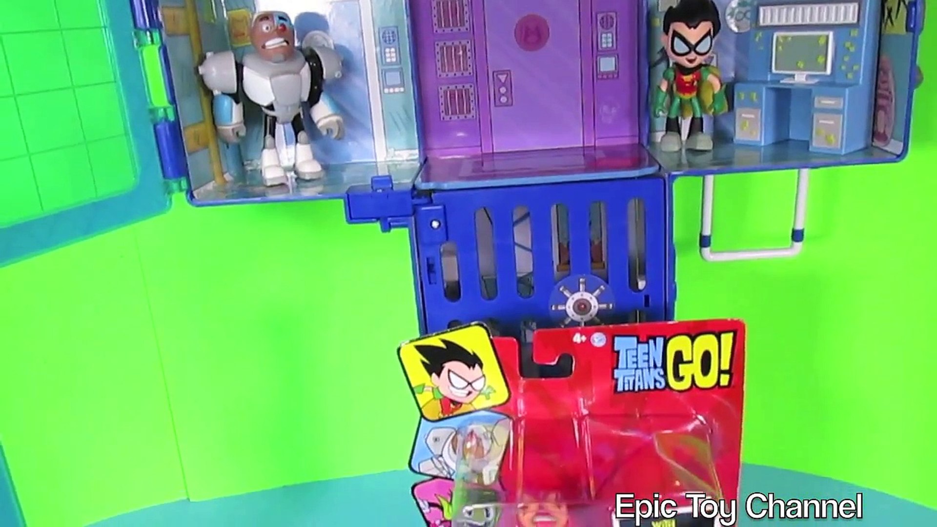 TEEN TITANS GO! Cartoon Network Trigon & Raven T-Tower Teen