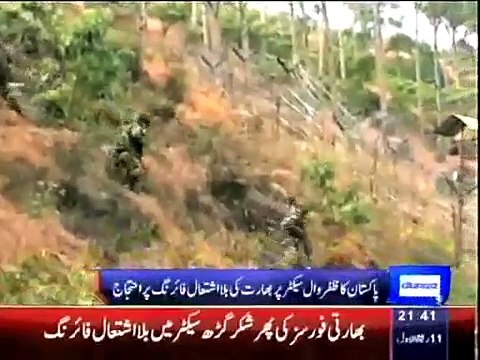 Dunya News Headlines 4 January 2015_ India restarts unprovoked firing at Shakarg